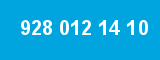 928 012 14 10